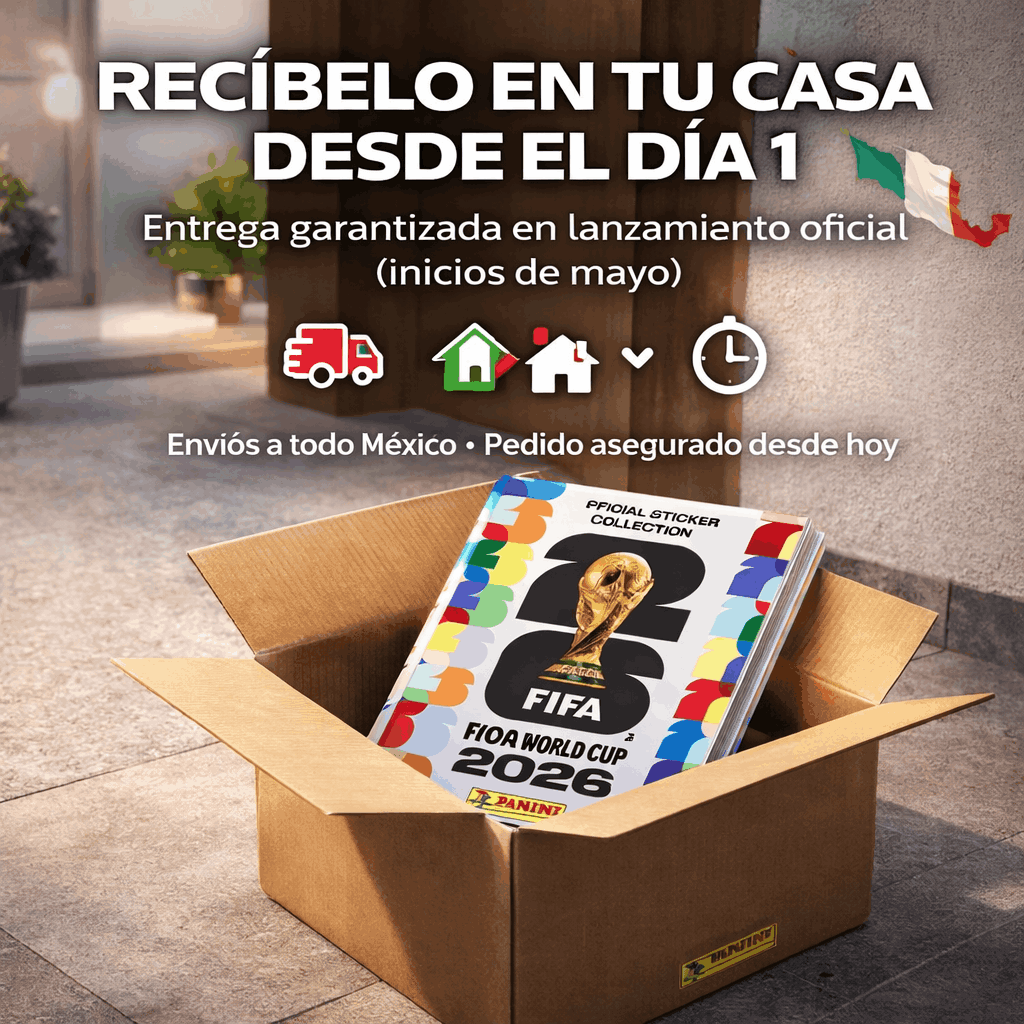 PACK INICIAL MUNDIAL 2026 - Álbum Pasta Suave + 4 Cajas Blister (10 sobres) PREVENTA