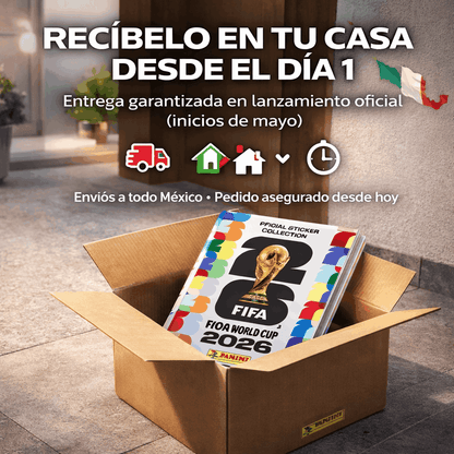 PACK INICIAL MUNDIAL 2026 - Álbum Pasta Suave + 4 Cajas Blister (10 sobres) PREVENTA
