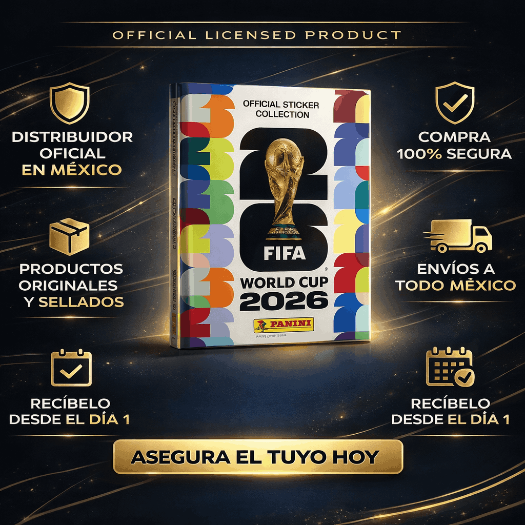PACK INICIAL MUNDIAL 2026 - Álbum Pasta Suave + 4 Cajas Blister (10 sobres) PREVENTA