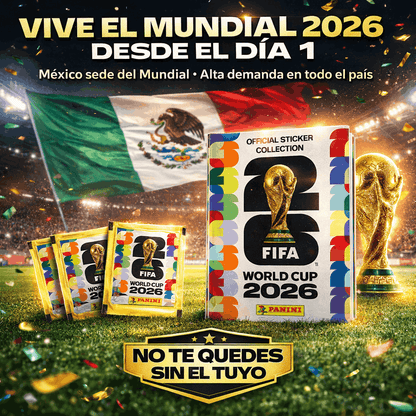 PACK INICIAL MUNDIAL 2026 - Álbum Pasta Suave + 4 Cajas Blister (10 sobres) PREVENTA
