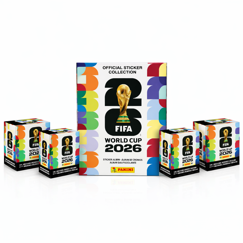 PACK INICIAL MUNDIAL 2026 - Álbum Pasta Suave + 4 Cajas Blister (10 sobres) PREVENTA