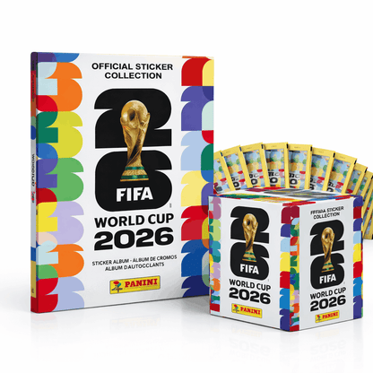 PACK PLATINO MUNDIAL 2026 - Álbum Pasta Dura + 1 Caja (100 sobres) PREVENTA